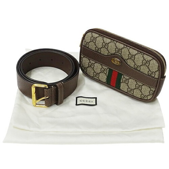GUCCI Body Bag GG Supreme Brown 519308 - Picture 8 of 13
